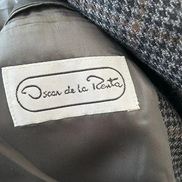 OSCAR DE LA RENTA classic vintage blazer / suit made of pure wool - Picture 4 of 6